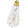 Light Bulb Love Peach Heart Shaped Transparent LED Filament Lamp