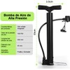Bomba de Aire Bicicleta 3 en 1 Foot Pump, 130PSI