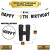 TOYVENTURES 9th Birthday Banner pre strung - NO DIY -