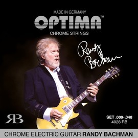 Randy Bachman Signature set of Optima Chrome Electric Guitar Strings