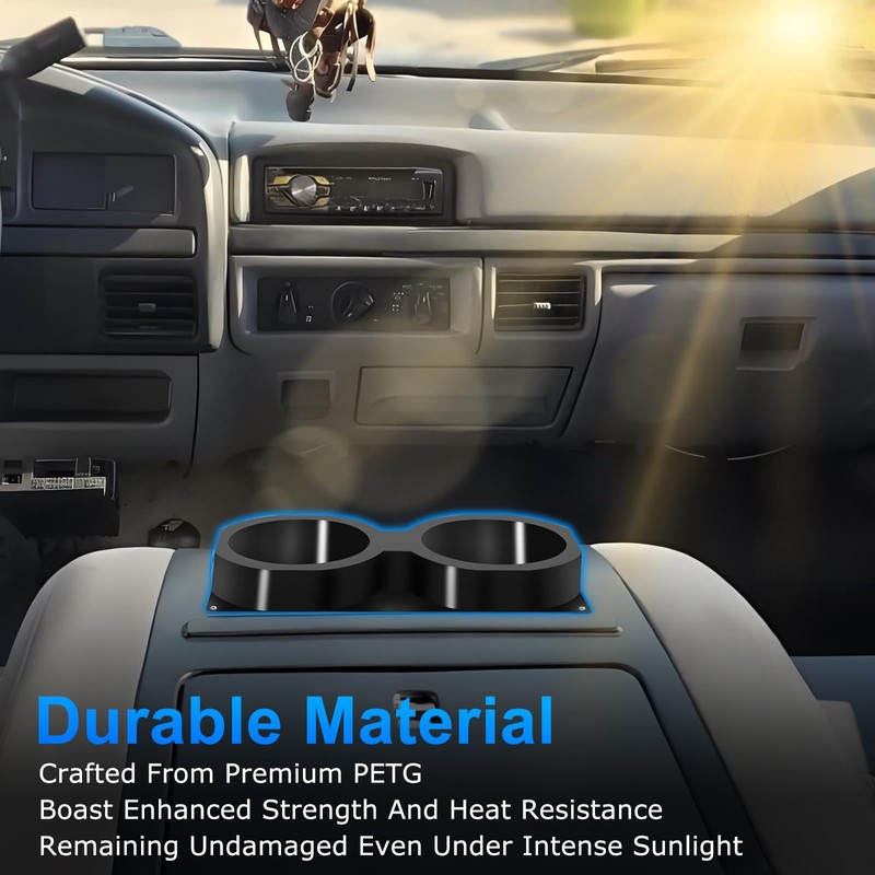 Center Console Cup Holder Insert Fit for Ford F250 /