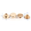 Leather Craft Rivets, 10 Sets Solid Brass Flat Leathercraft Studs