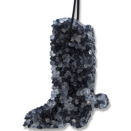 Love Spell, Lone Star Candles & More's Premium Strongly Scented Freshies, Black and White Boot, A Fruity Citrus Floral Mix, Car & Air Freshener, USA Made in Texas, 1-Pack