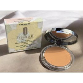 Clinique New Clinique Stay Matte Sheer Pressed Powder Oil Free Choose Your Color Boxed - 04 Stay Honey