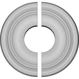Ekena Millwork CM09MA2-03500 Maria Ceiling Medallion, 9 5/8"OD x 3 1/2"ID x 1 1/8"P (Fits Canopies up to 3 1/2"), Factory Primed