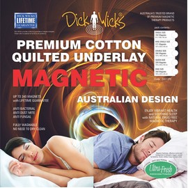 Dick Wicks Premium Cotton Quilted Magnetic Naked Underlay King