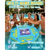 Eolzzi 36" Foldable Floating Mahjong Table for Pool, Poker &