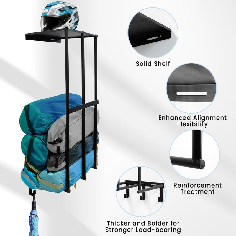 gamtrik rack Camping Chairs Storage for Garage - Metal Camping