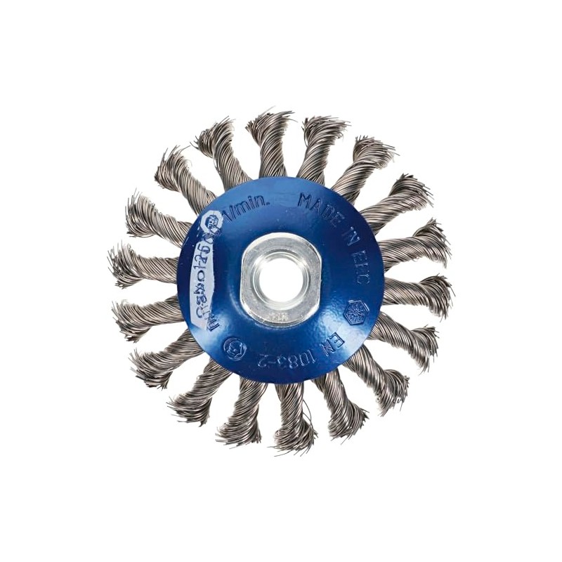 Osborn 2622151 Bevel Brush M14 Knotted of Steel Wire, 0