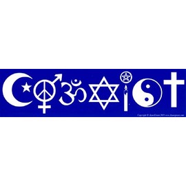 Coexist – Bumper Sticker / Decal (11.5" by 3")