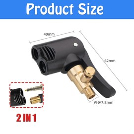 Car Valve Lever Plug Tyre Valve Chuck Suitable for Tyre Valve Adapters such as Cars and Bicycles