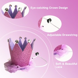 Dog Birthday Hat Bandana Tutu Skirt Scarf Set Dog Hat with Numbers Pet Birthday Dress for Dogs Girl Birthday Outfit for Small Dogs