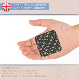 Destination Vinyl ltd Fridge Magnet - Tiny Sloths Pattern Cute Funny Animal for Office, Cabinet and Whiteboard, Magnetic Stickers, 46368