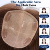 HAIRCUBE 12 inch Hair Toppers for Women 5"*5.5" Large Base