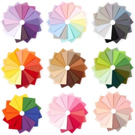 Plain 14 Piece 100% Cotton Fat Quarter Fabric Bundle, Perfect for Sewing, Face Coverings, Craft Projects and Patchwork, 53cm x 46cm (20.8" x 18.1") (Shades of Purple)