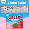 Jell-O Strawberry Sugar-Free Gelatin, 0.30 Ounce (8.5g), (Pack of 3)