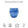 TarHong Stacking Bubble Tumbler, Premium Plastic, Indoor/Outdoor 14 Ounces, Set