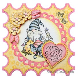 Nellie's Choice Fustella Quadrato, 10 Fustelle Multi Cornice, 13.4 x 13.4 cm, per Creare Biglietti, Natale, Scrapbooking, Fai da Te, DIY