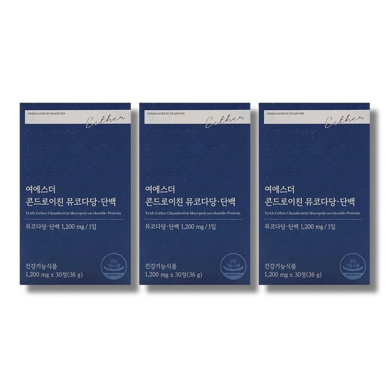 Esther Formula Yeo Esther Chondroitin Mucopolysaccharide Protein 1200mg 30 tablets