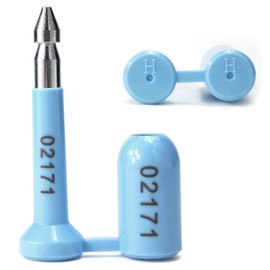 Leadseals Blue Bolt Seals High Security Cargo Container Seal Numbered Tamper Evident Shipping Seal for Truck Trailers-Container-Rail Cars-Wagon Carriage Van Door Latches ISO:17712