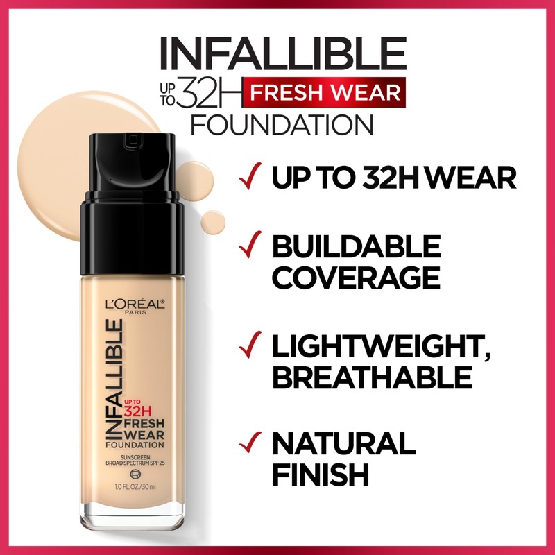 L'Oreal Paris Makeup Infallible Up to 32 Hour Fresh Wear