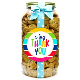 Nam's Bits Chocolate Chip Cookies - Thank You Gallon Jar - HSTY