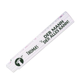 Ruler With Name and Motif, "Der Mann Der Alles Kann", For Men, S0460101000767126747