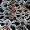 PAITOK Wheel Nut Cap,20 Pieces Universal Chrome Plastic Wheel Bolt