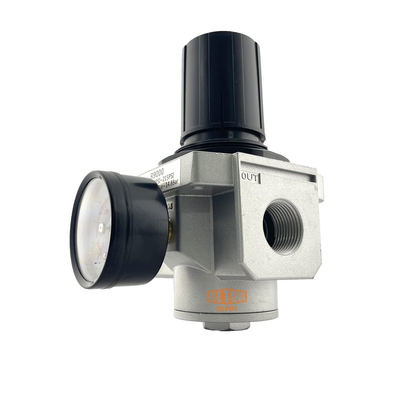 1” NPT SUPER DUTY In-Line Compressed Air Pressure Regulator For