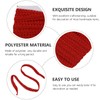Red Polyester Braid Trim Ribbon, 15 Yards for Sewing, Home