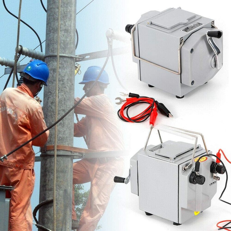 1000MΩ Megger Meter Insulation Resistance Tester, 120 RPM 1000V Portable