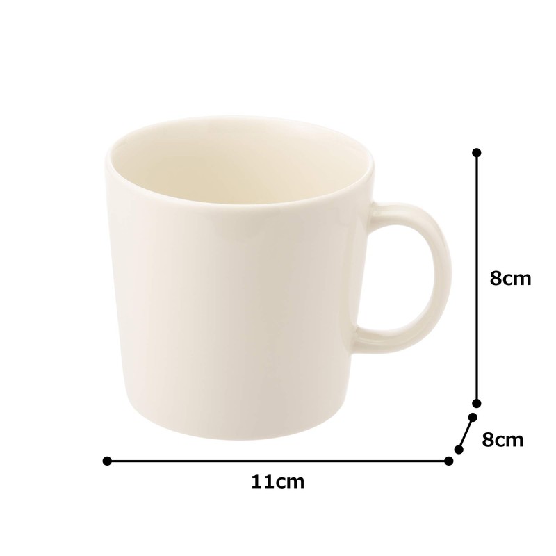 【正規輸入品】 イッタラ ティーマ マグカップ 0.4L ホワイト 1005467