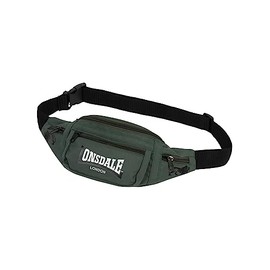 Lonsdale Hip Bag One Size Olive/Black/White, Olive/Black/White, Standard Size, Bum Bag
