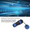 Waterproof Plug Socket Connector 380V 45A Back Nut Welding Free
