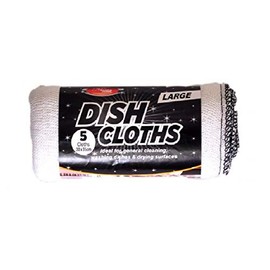 Hieftan - Large White Dish Cloths Pack Of 10 to 120 Multipurpose Highly Absorbent Washable And Reusable Kitchen Cleaning Cloths | Perfect Dish Towels size 30 x 35 cm (Pack of 10)