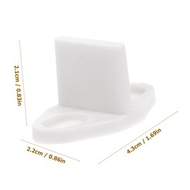 Ciieeo 2pcs Barn Door Guide Stopper Floor Track Stop Supply for Sliding Doors Easy Installation Reliable Pom Material Enhances Home Aesthetic