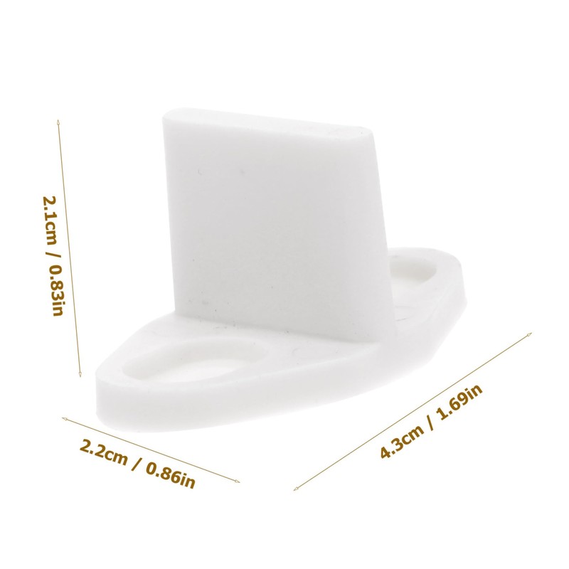 Ciieeo 2pcs Barn Door Guide Stopper Floor Track Stop Supply