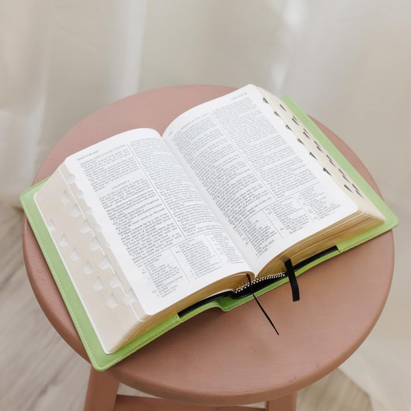 Light Green Scripture Slip Cover - Simulated Leather - LDS