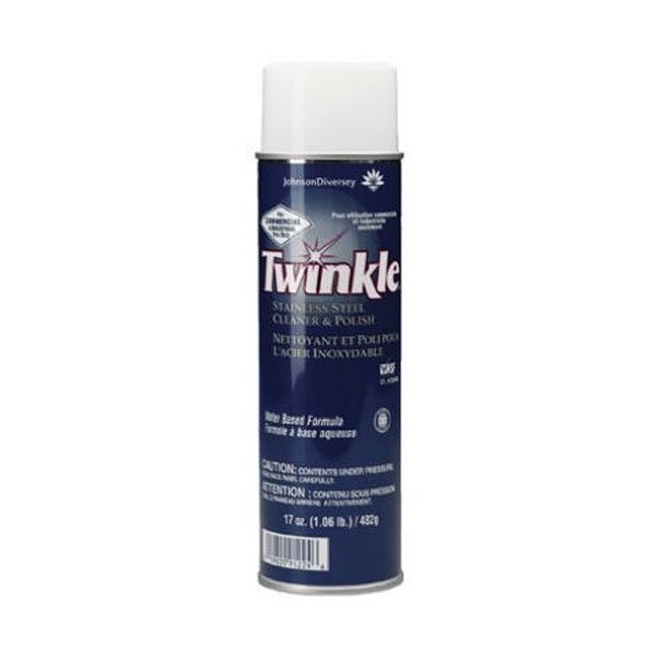 R3 CHICAGO 91224 Twinkle Stainless Steel Cleaner & Polish, Aerosol, 17 oz