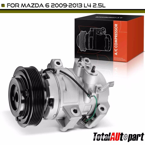 Unbranded AC A/C Compressor w/ Clutch for Mazda 6 2009