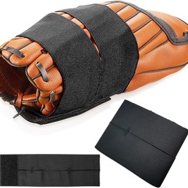 2 PCS,Baseball Softball Glove Tie,Gloves Wrap Accessory,Elastic Glove Tie Wrap for Secure Fit,Keeps Glove Pouch Shaped,Training & Storage Sports Gear