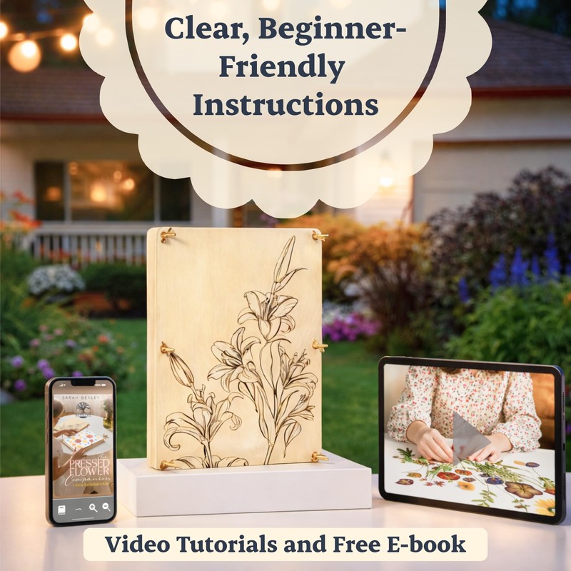 Extra Large Flower Press Kit for Adults and Teens -