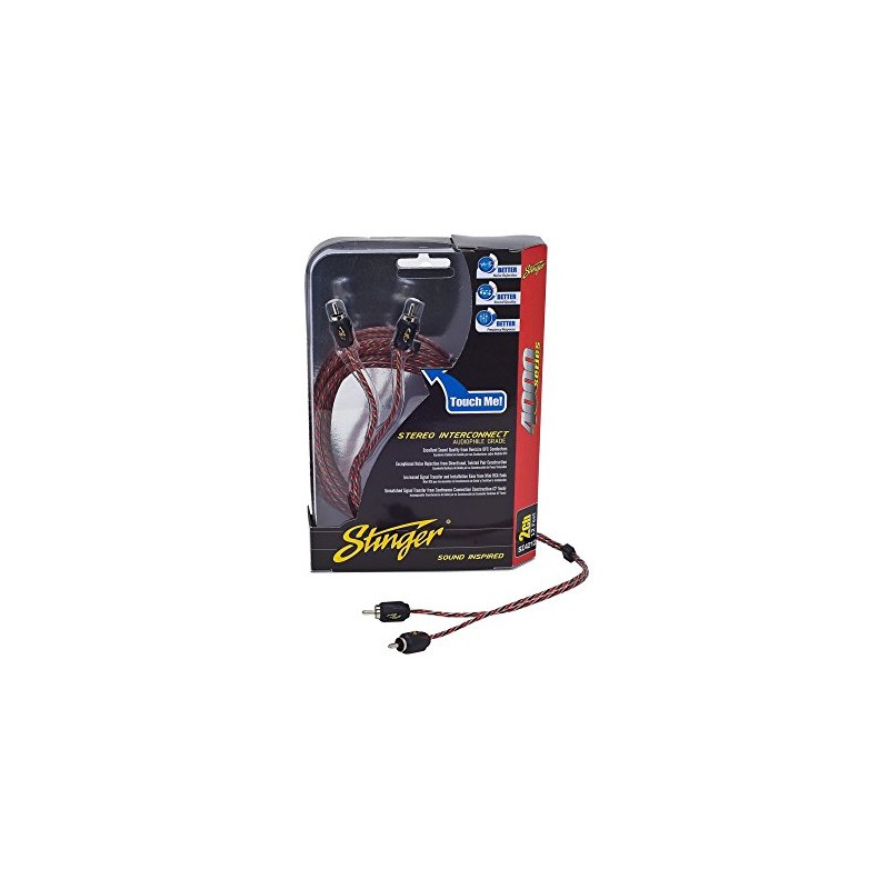 Stinger SI429 2-Channel RCA Connection Cable For Stinger Amplifier Kit