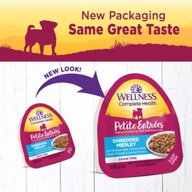 Wellness Petite Entrées Shredded Medley With Braised Lamb, Venison, White Sweet Potatoes & Carrots, 3 Ounce (Pack of 12)