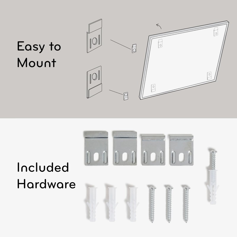 U Brands Magnetic Dry Erase 4-in-1 Calendar Board, 36"x24", Silver