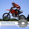 CQSPMOTO 420 12T 17mm Motorcycle Front Engine Sprocket Compatible with