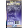 FMP Digital 4 Channel Commercial Kitchen Countdown Timer, Water Resistant,