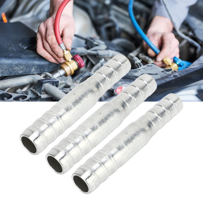 50 Pcs Air Conditioning Hose Barb Fitting Aluminum Pipe Connector