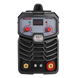 AmicoElectric ARC-200DC, 200 Amp StickLift-TIG Welder, 100-250V Wide Voltage, 80 percent Duty Cycle, Compatible with all Electrodes, Grey, Full Size