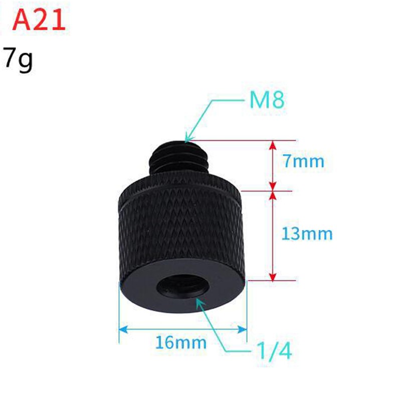 Tripod Mount Adapter - Tripod Nut 1/4 Female to M5